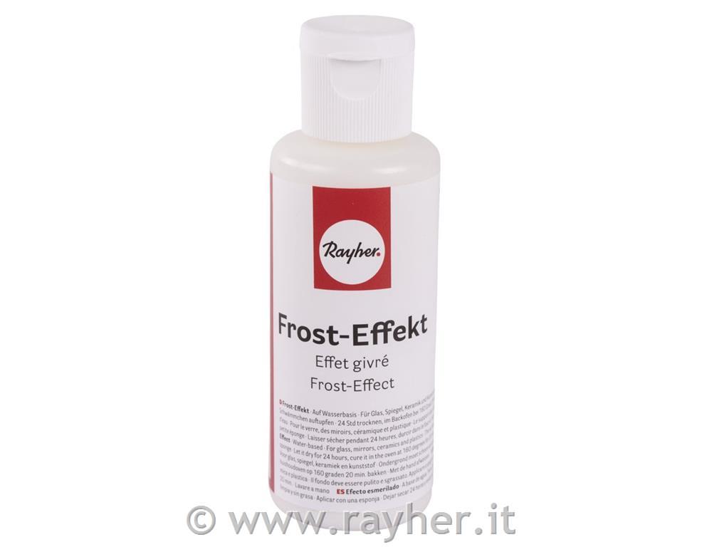 Frost effect paint, white, bottle 50 ml