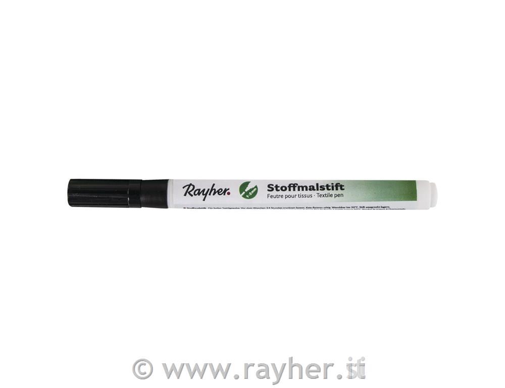 Flomaster za tekstil, tanek, črn