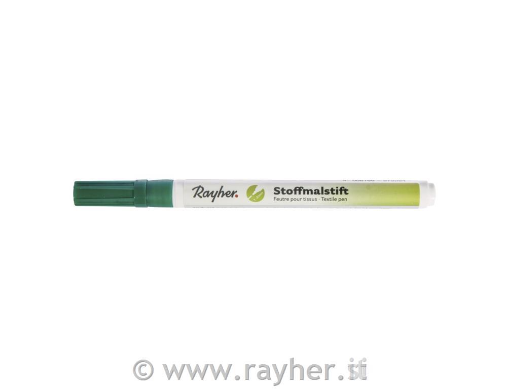 Pennarelli p.stoffa, punta fineverde scuro