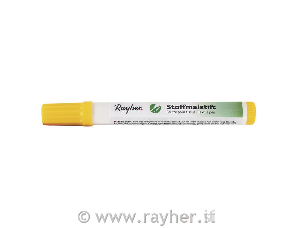 Pennarelli p.stoffa, punta grossagiallo