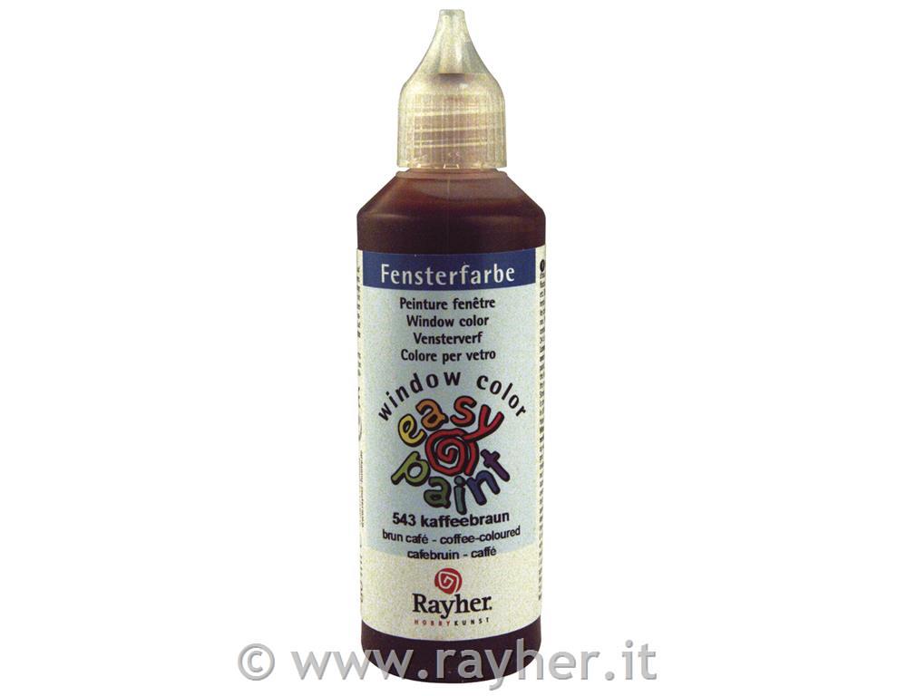 Window-Color "easy paint", coffee-colour