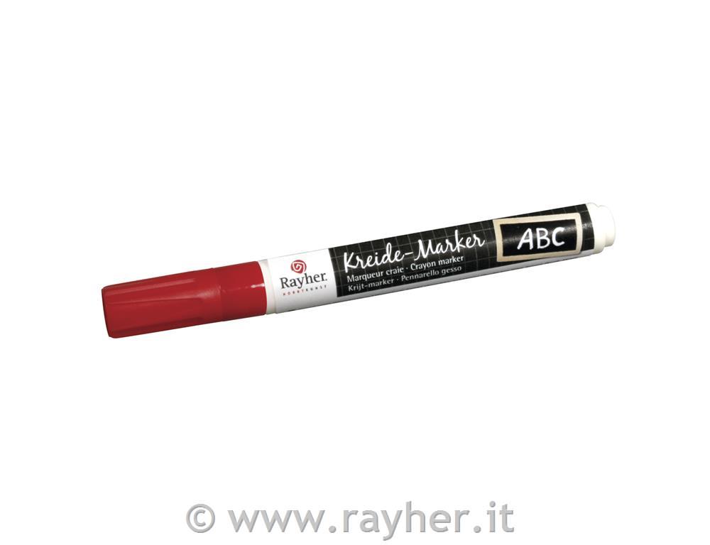 Flomaster kreda 2-6 mm rdeč