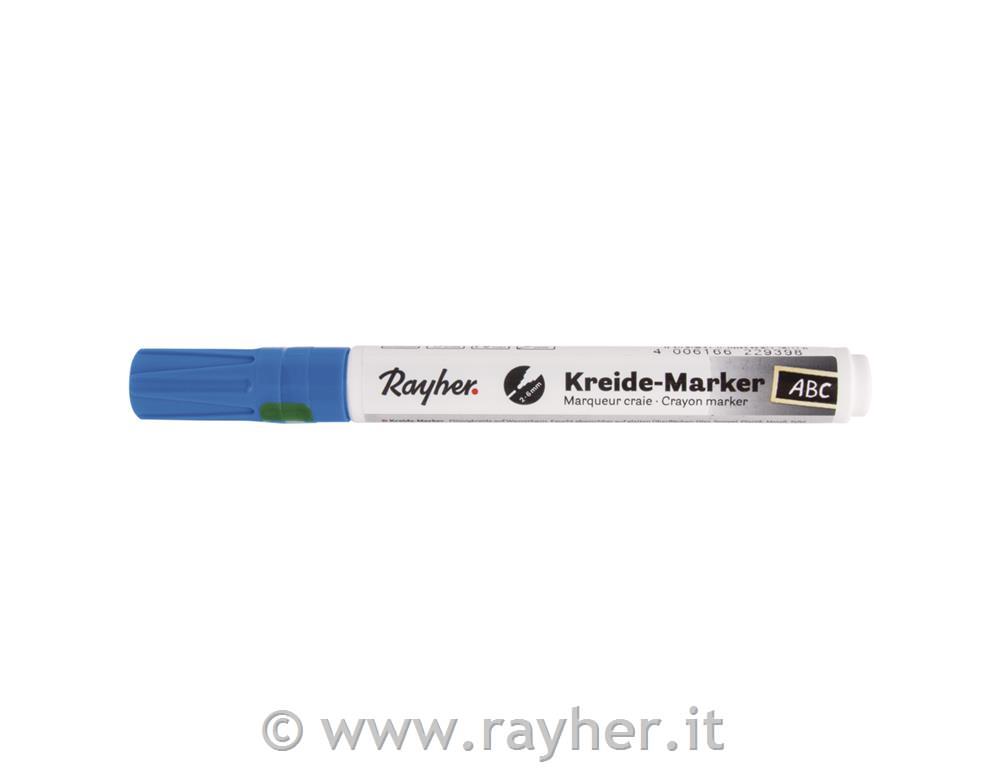 Pennarello gessopunta scalpello 2-6 mmazzurro