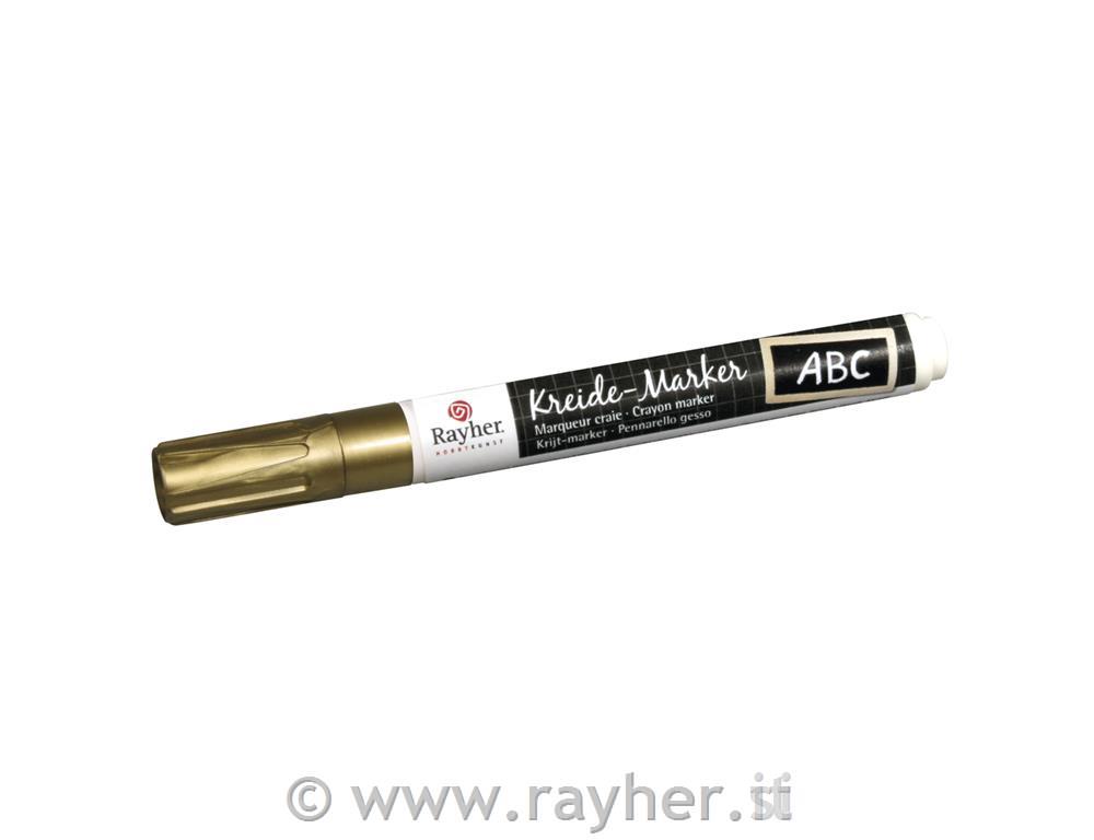 Crayon marker, brilliant gold, chock tip