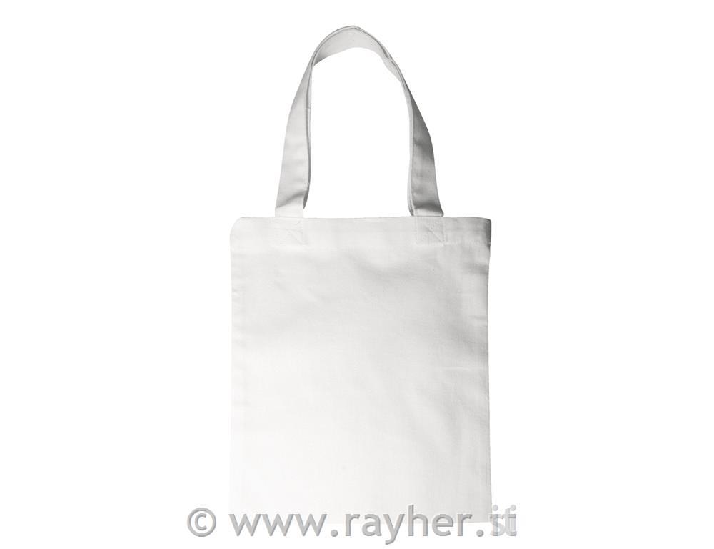 Vrečka bombaž, bela, 25x21 cm
