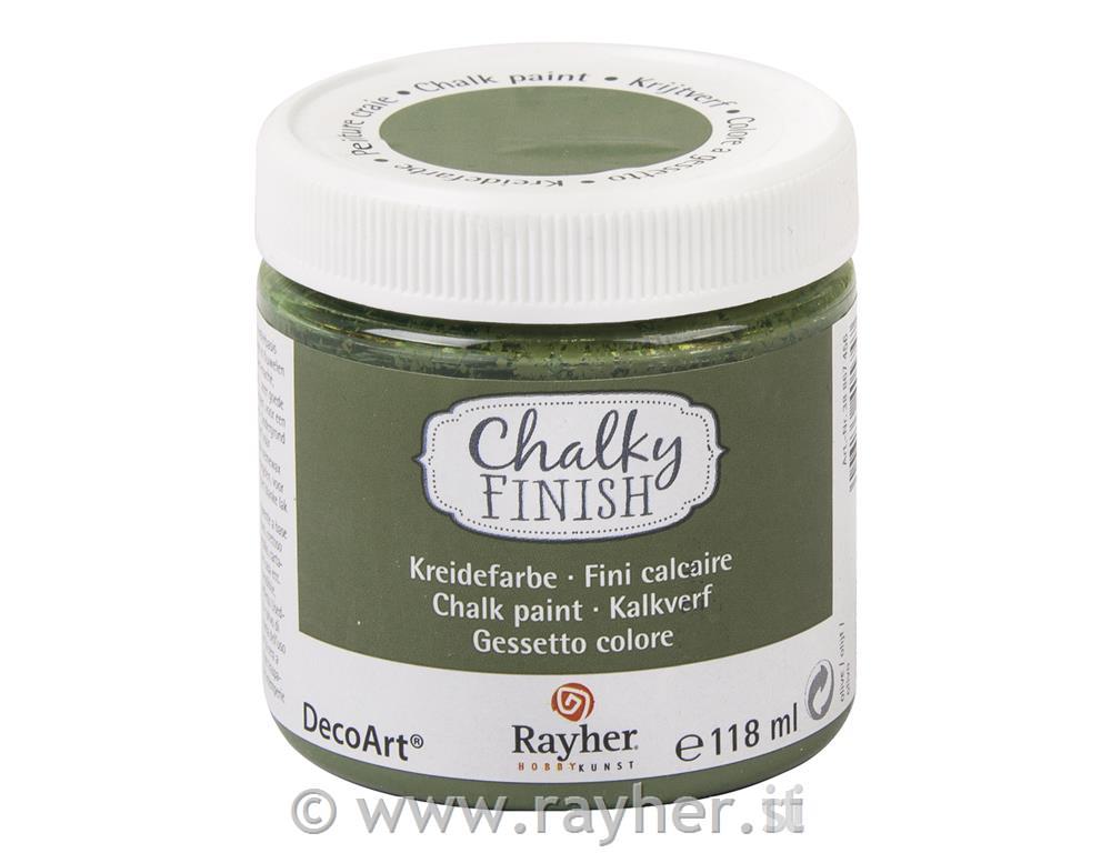 Kredna barva Chalky Finish, olivno zelena ,118 ml