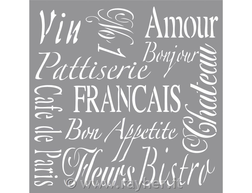 Mascherina French Living30,5x30,5cm, bus.blis. 1pz