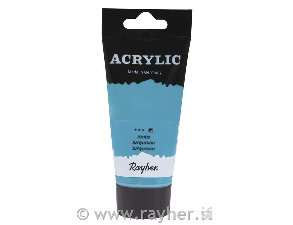 Akrilna barva Artists , turkizna, 75ml