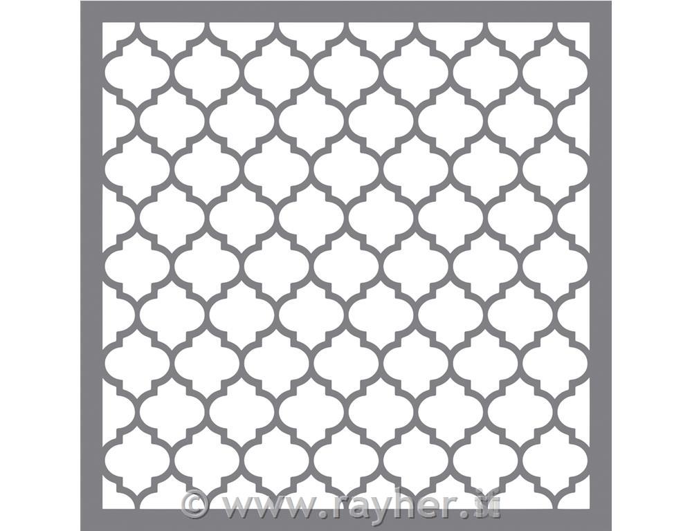 Mascherina favo classico30,5x30,5cm, bus.blis. 1pz