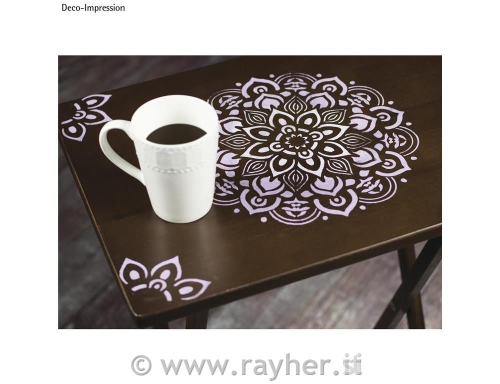 Mascherina mandala30,5x30,5cm, bus.blis. 1pz