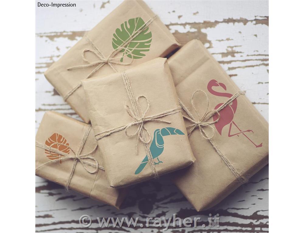 Šablona Tropical, 20.32x20.32cm, 2 poli