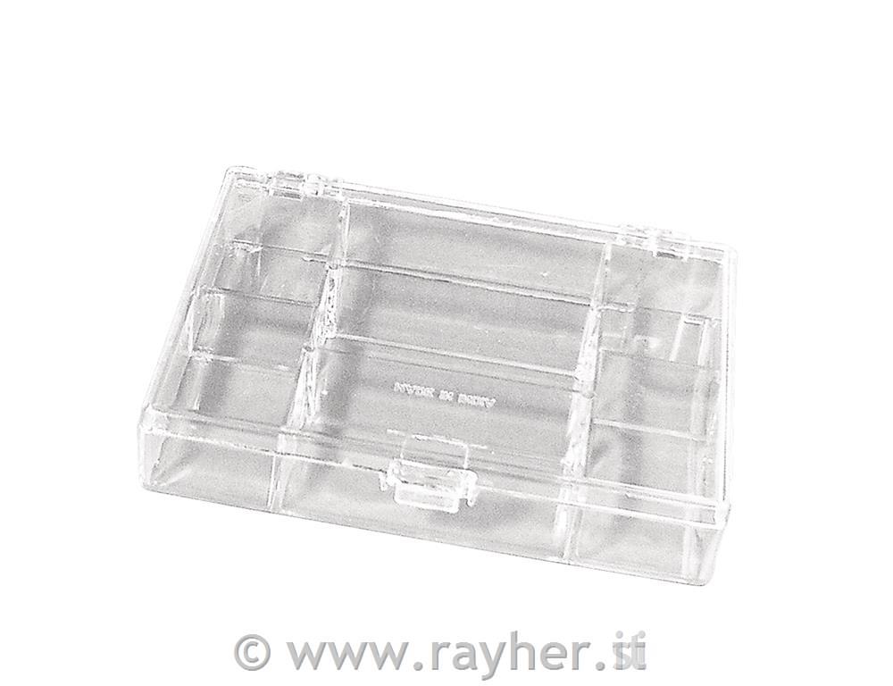 Sorting box, crystal, 7 cases