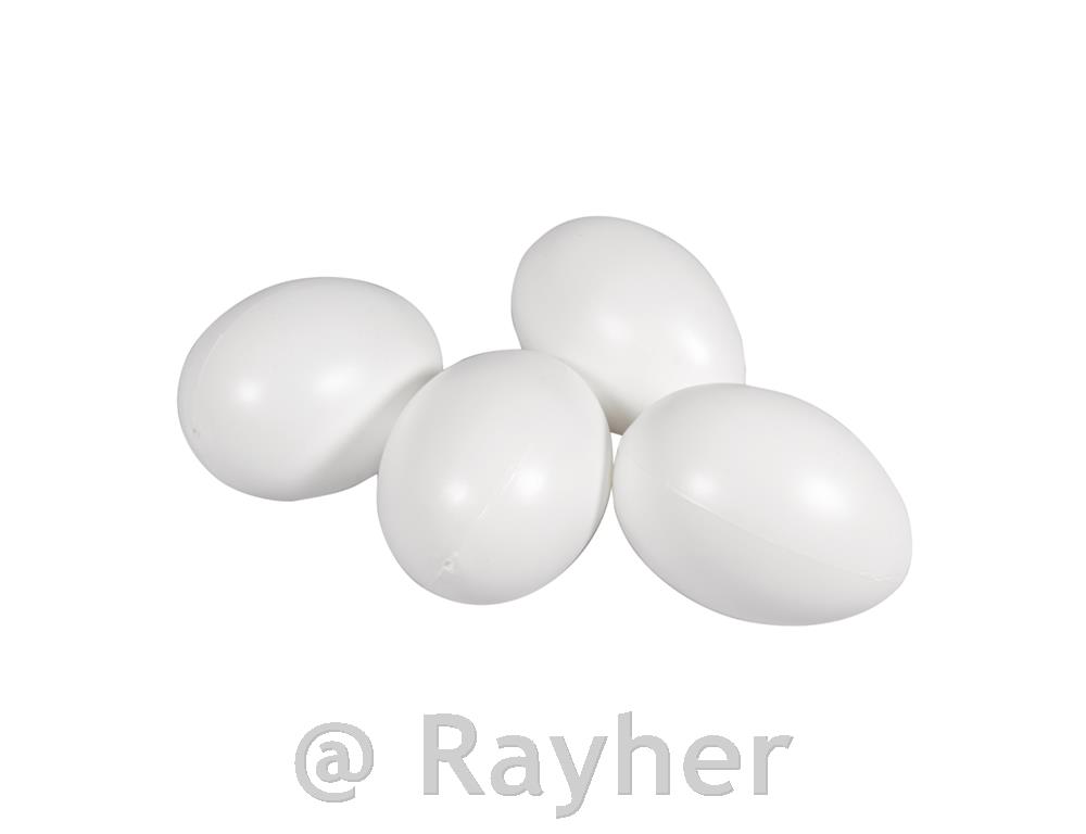 Uova plastica, 10cm obus.blis. 4pz