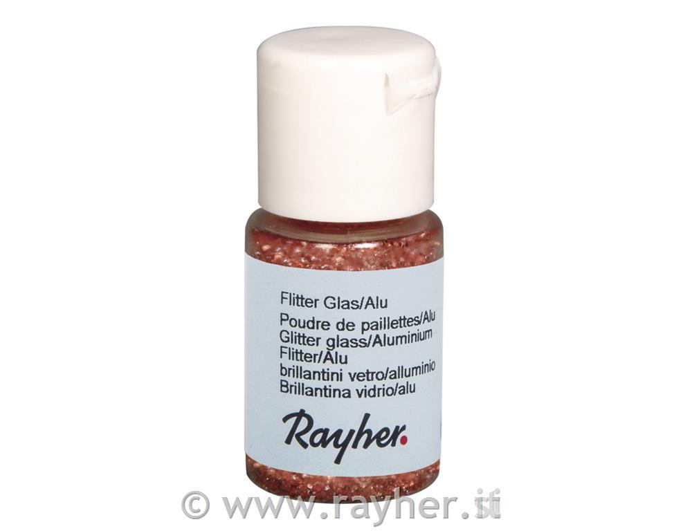 brillantini vetro/alluminioflaconcino 10 mlterra