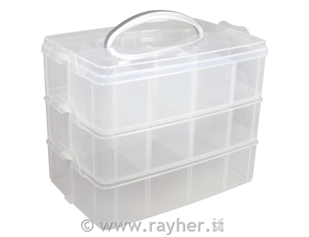 Sortirna škatla z ročajem,23,1x15,6x18,5