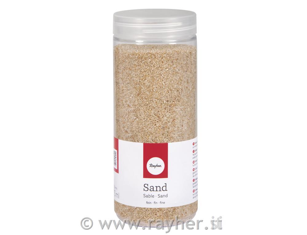 Sabbia, fine0,1-0,5mm, barattolo 475mlbeige