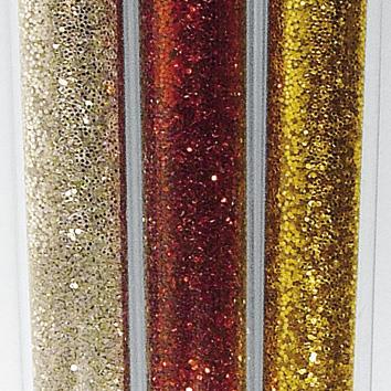 Bleščice, fine, zlate/ srebrne/ rdeče, 3 x 3 g