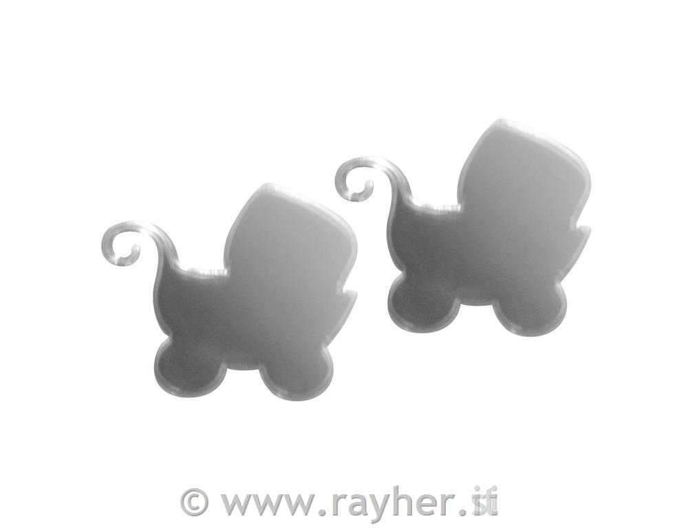 Mozaik ogledalo z motivom, samolepilno, akrilno., 3x2 cm, vo