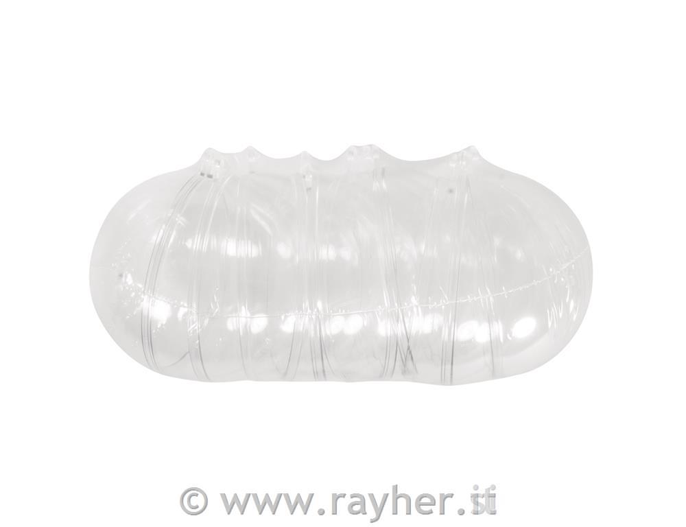 Sfera plastica, 2pz, 7cm oSet 6pzcristallo