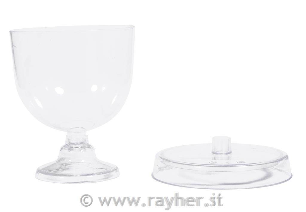 Stojalo za sladice,mini, plastično, 6x8c