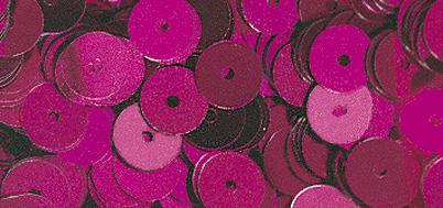 Sequins smooth, 6mm o, reddish-purple, b