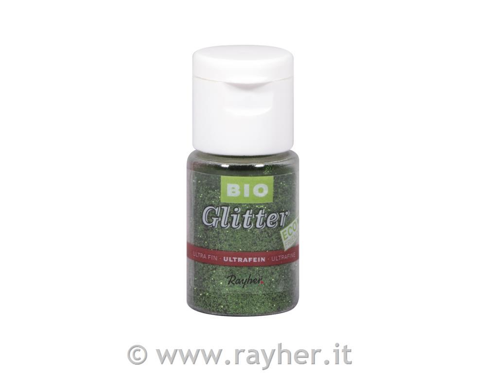 Bio-Glitter Ecologico ultra-fine, leaf green