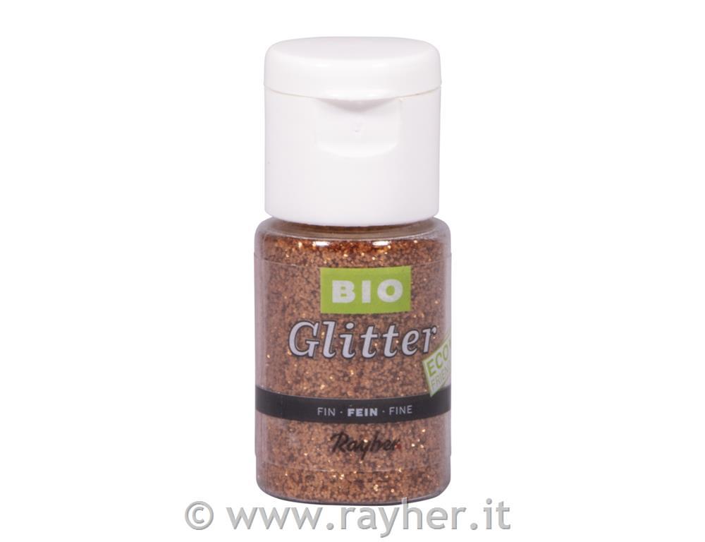 Bio-Glitter pastel Eco friendly, fine, copper