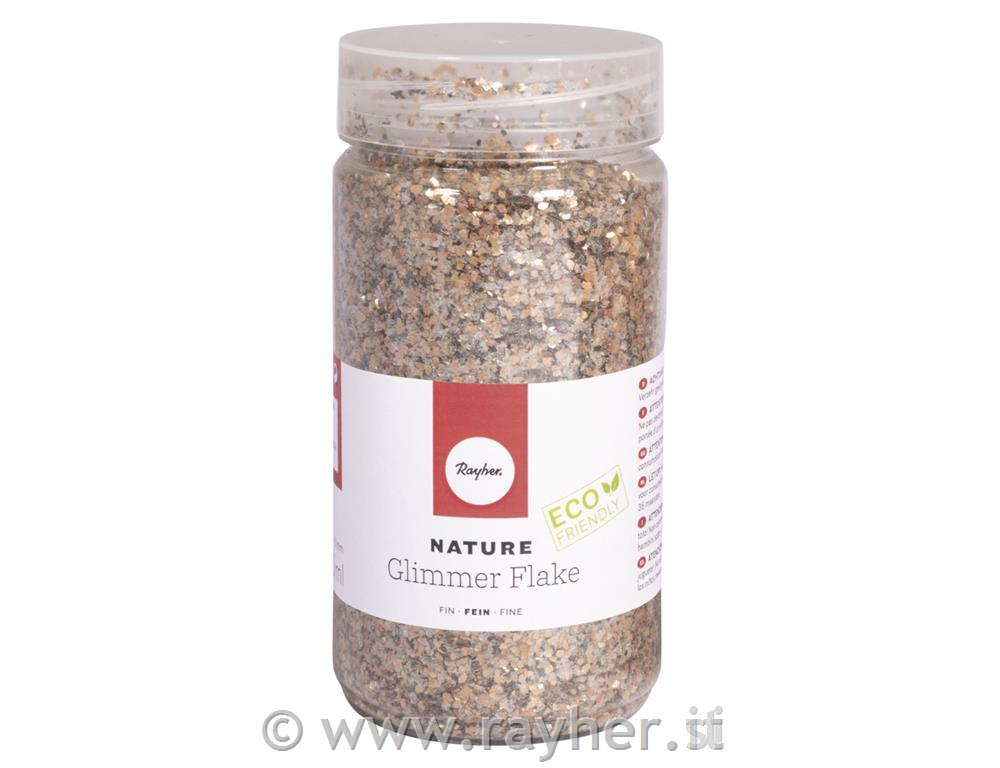 Glitter Fiocchi 0,1-3 mm, ecologico,370 ml