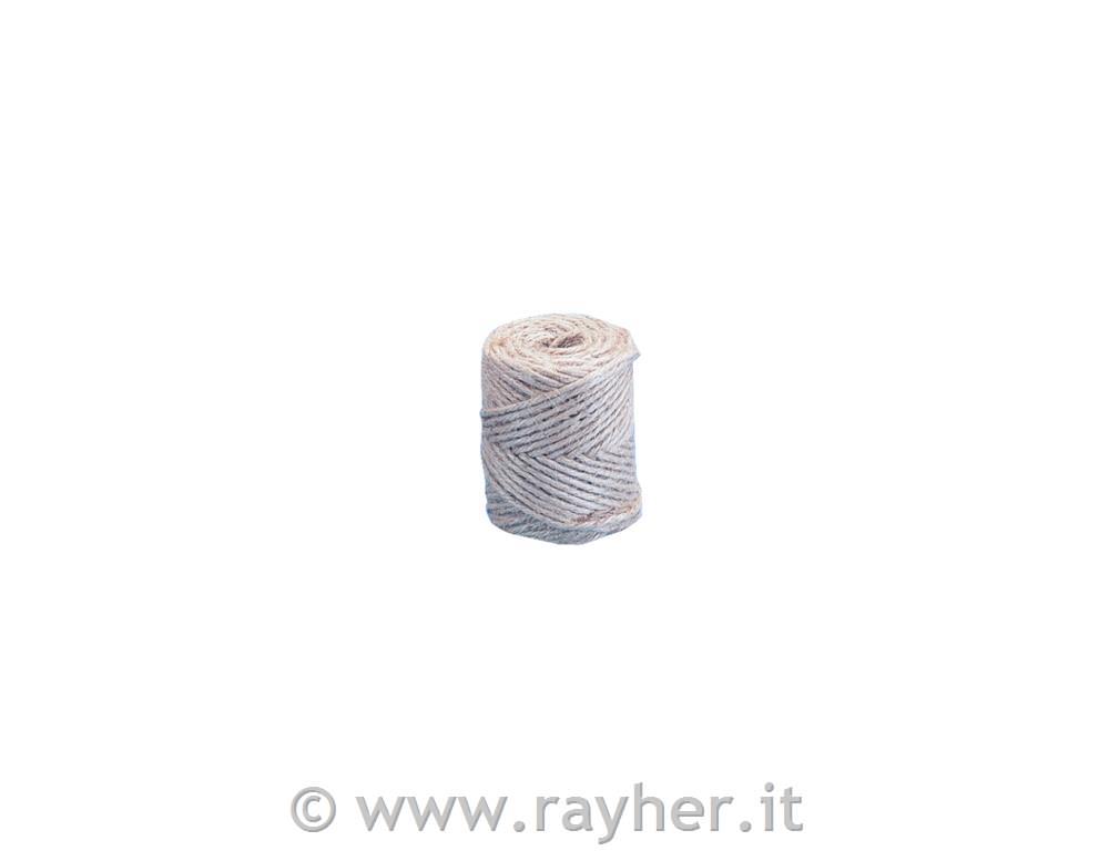 Vrv iz jute, 4-slojna, 3,5 mm o, naravna, navoj 50 m