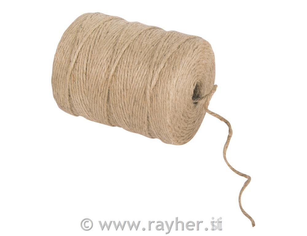 Cordone juta, 4-x, 3,5mm orocchetto 280mnaturale