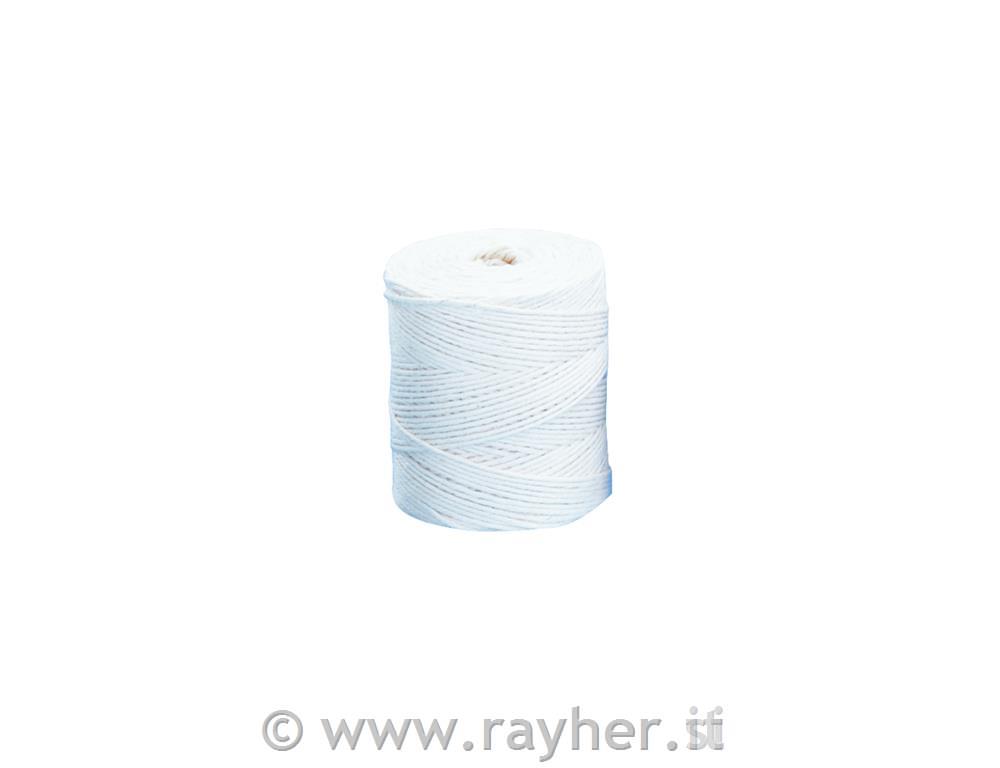 Cordone juta, 6-x, 6mm o,rocchetto 35mbianco