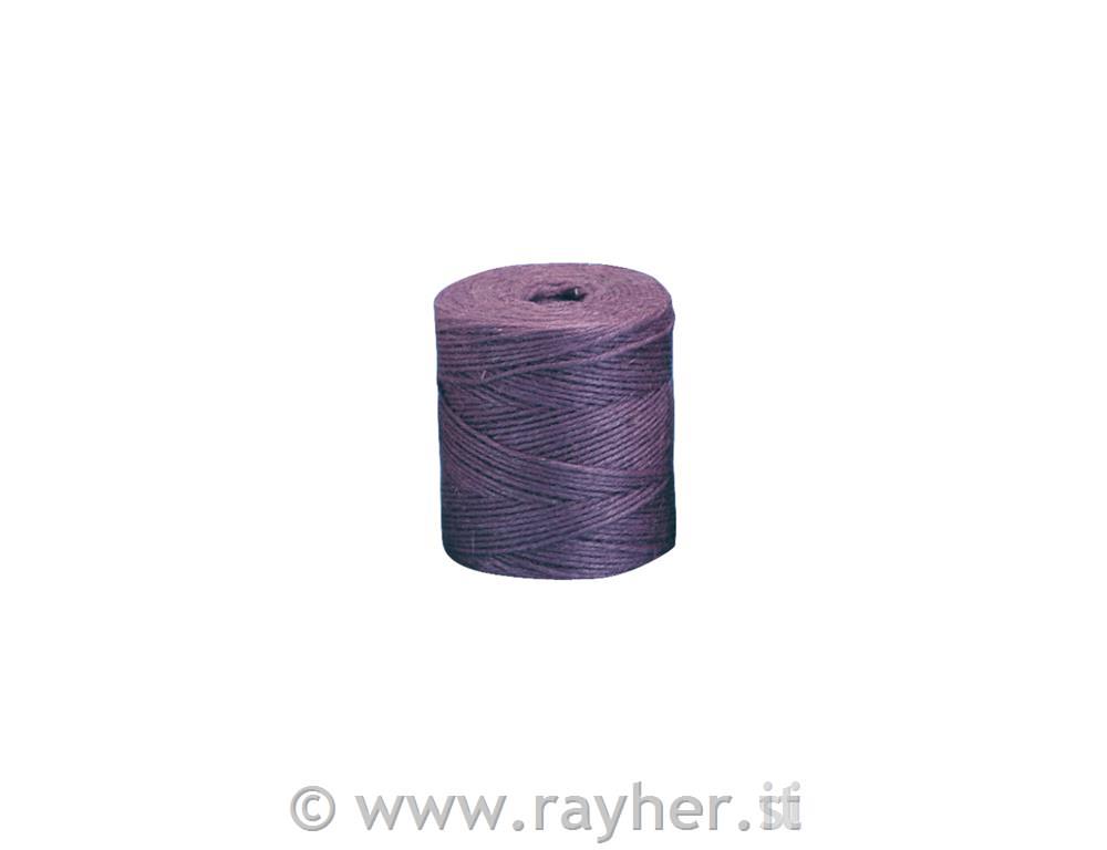 Cordone juta, 6-x, 6mm o,rocchetto 35mmarrone scuro