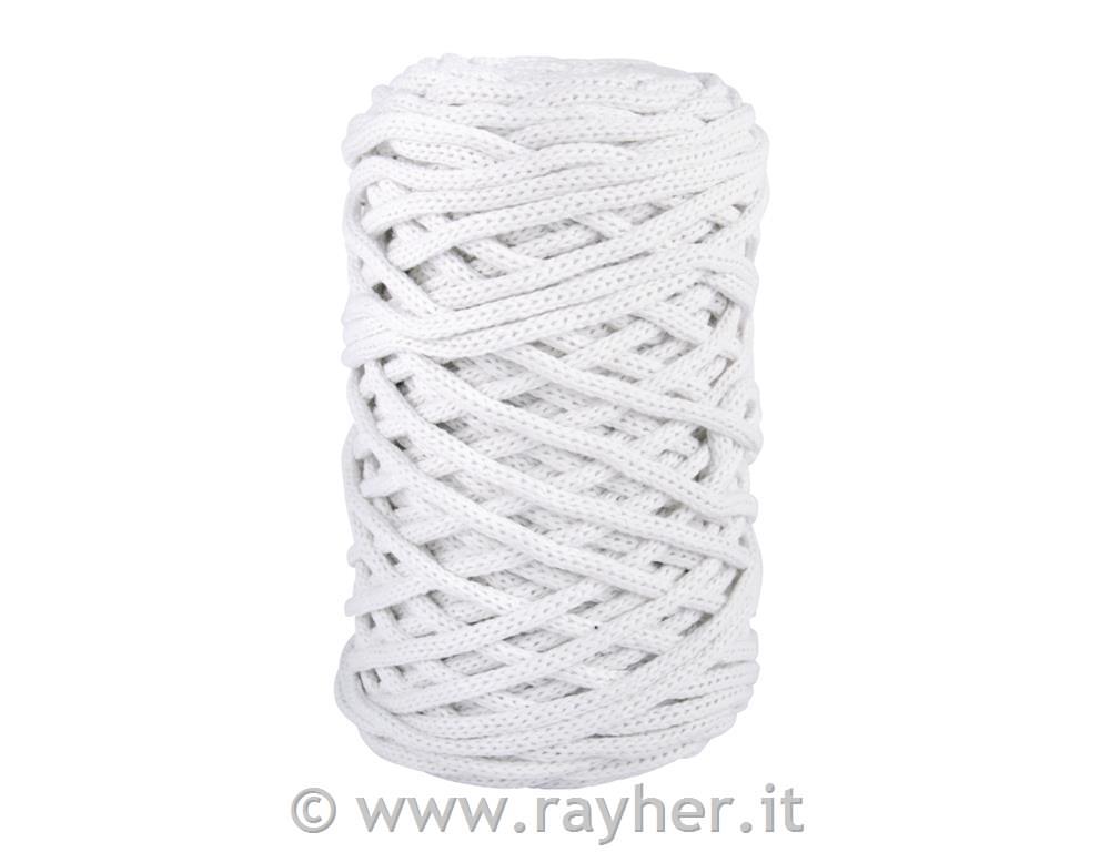 Braidy Recycling Yarn, braided, 4mm o(250g ball of yarn), clew 65mwhite