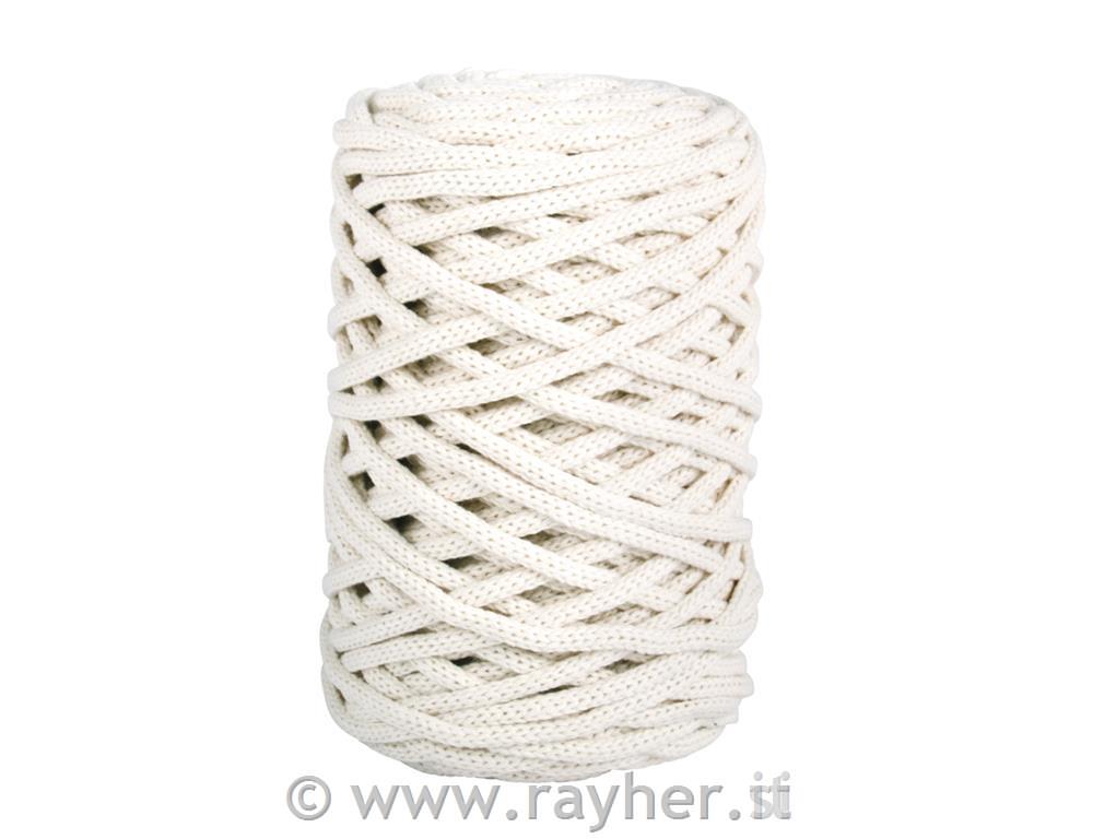 Braidy Recycling Yarn, braided, 4mm o(250g ball of yarn), clew 65mivory