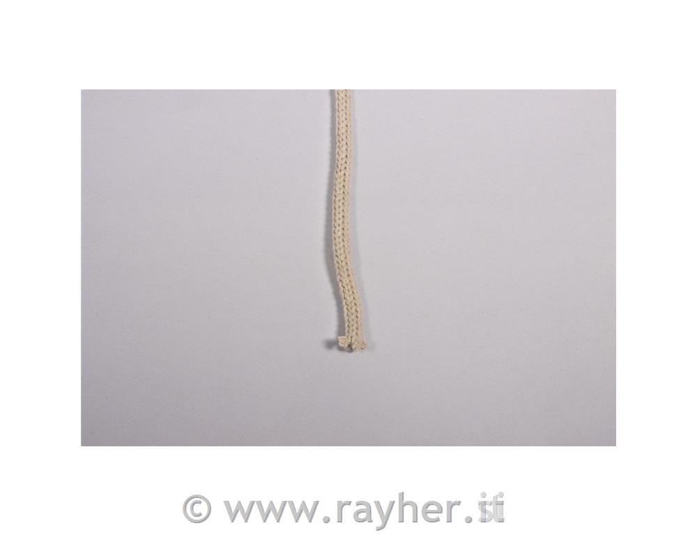 Cordoncino jarn, intrecciato, 4 mm,sabbia, 60 m, 250 g