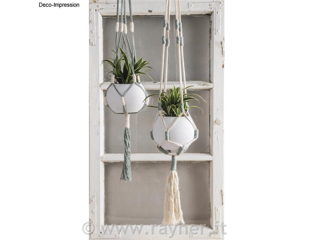 Macrame yarn, set 2x 70 m, 2,2 mm