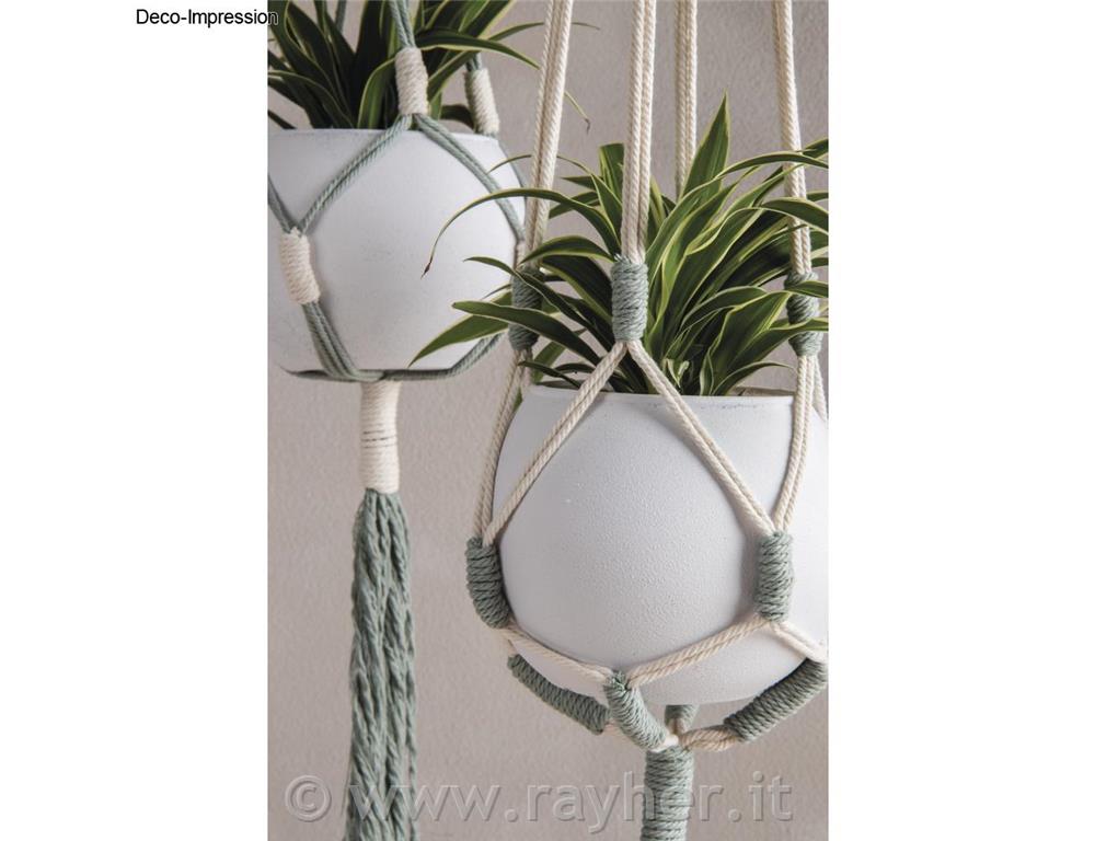 Macrame yarn, set 2x 70 m, 2,2 mm