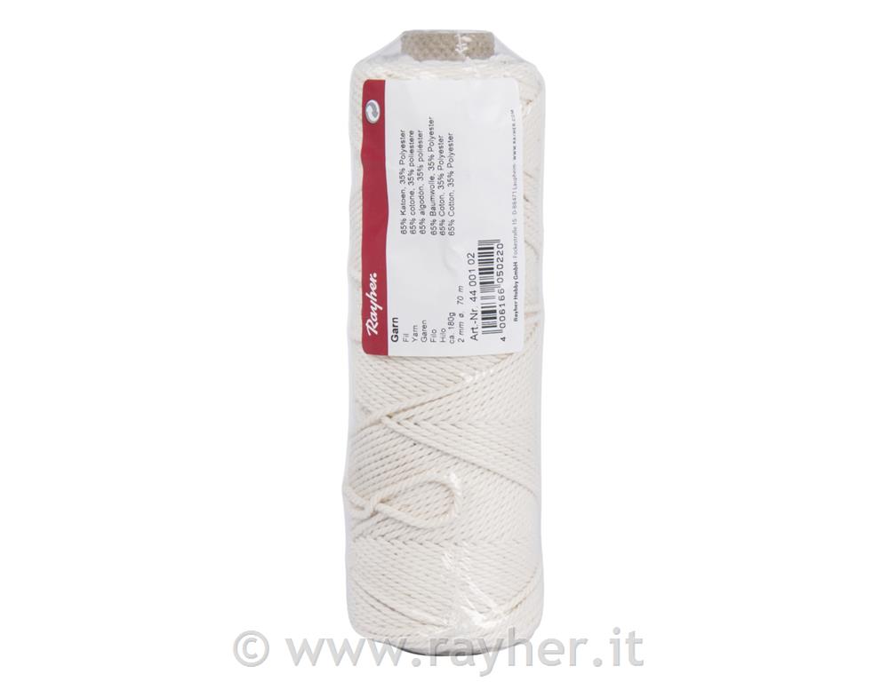 Filo, 2,5mm ospoletta 70mbianco