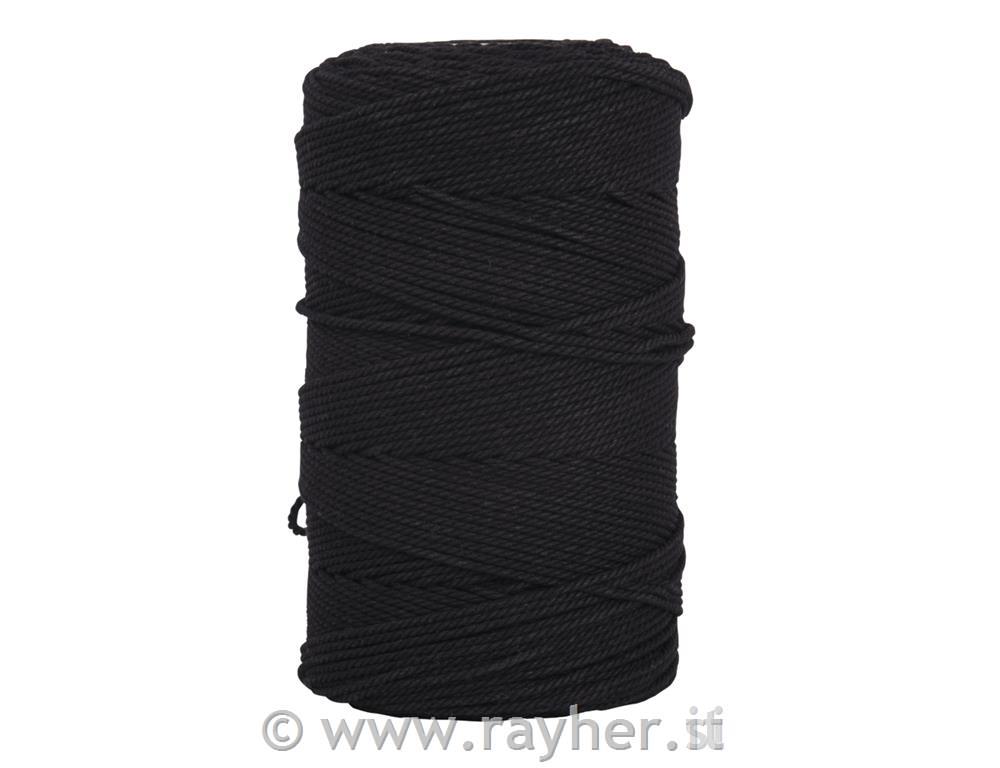 Filo, 2mm o, nero, ca. 600g, 260m