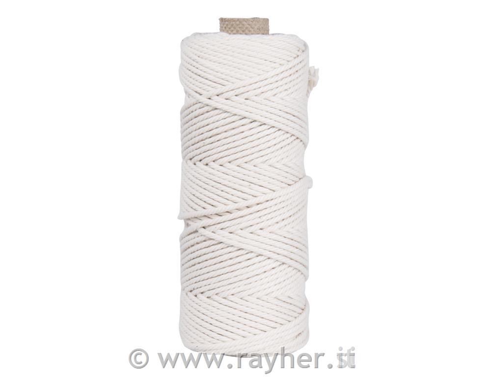 Filo, 3,7mm o, bianco, ca. 280g, spoletta 70m