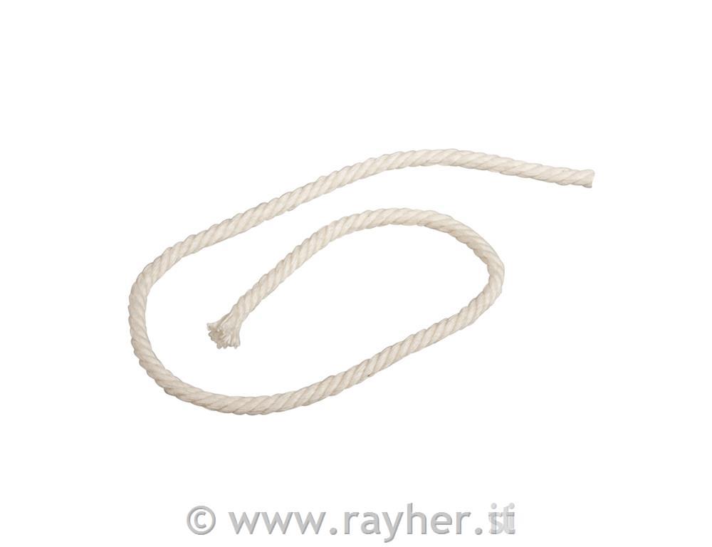 Filo, 3,7mm o, bianco, ca. 280g, spoletta 70m