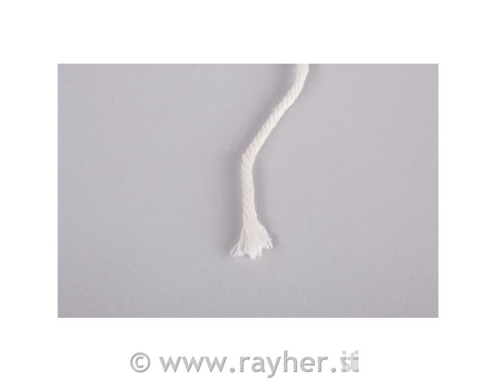 Filo, 3,7mm o, bianco, ca. 280g, spoletta 70m