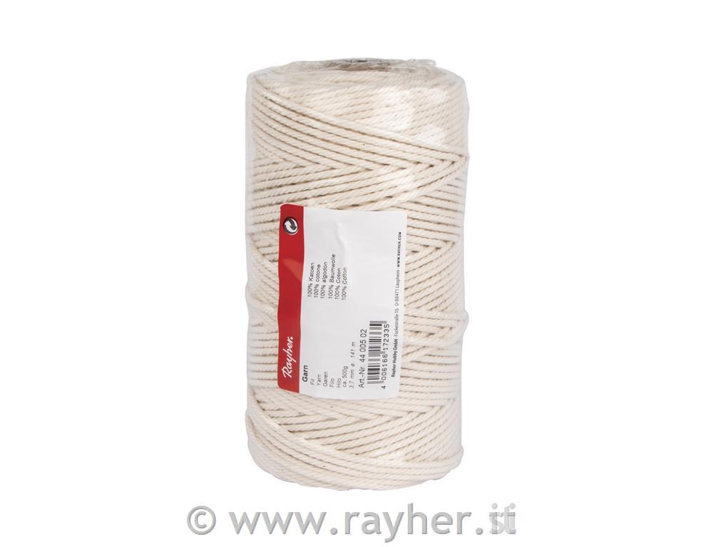 Vrvica jarn, 3,7mm, bela, 141m