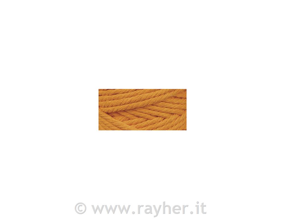 Macrame yarn, yellow. 3 mm, 70 m