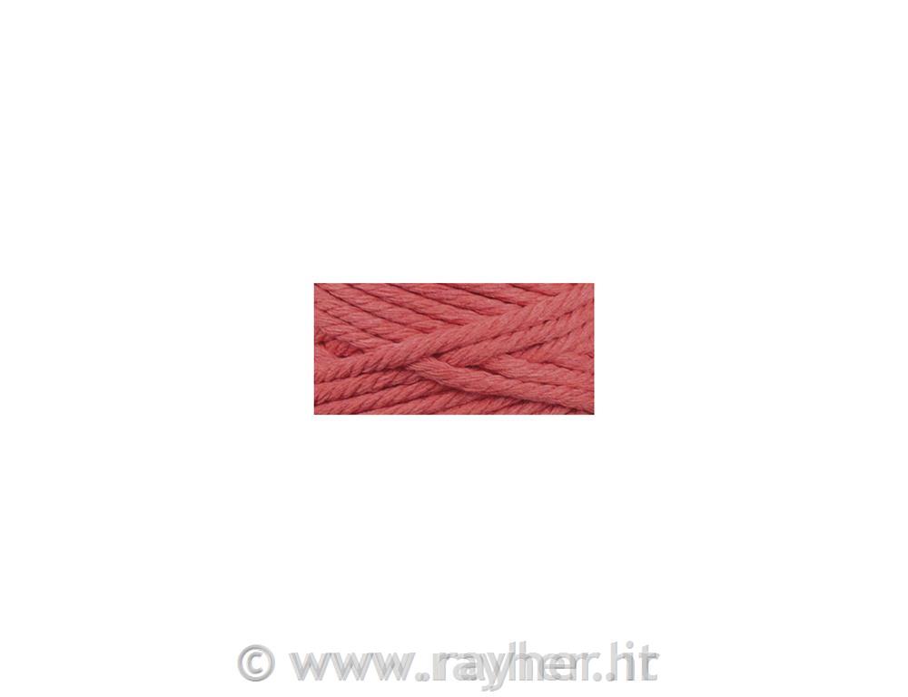 Corda per macrame, rosso, 3 mm, 70 m