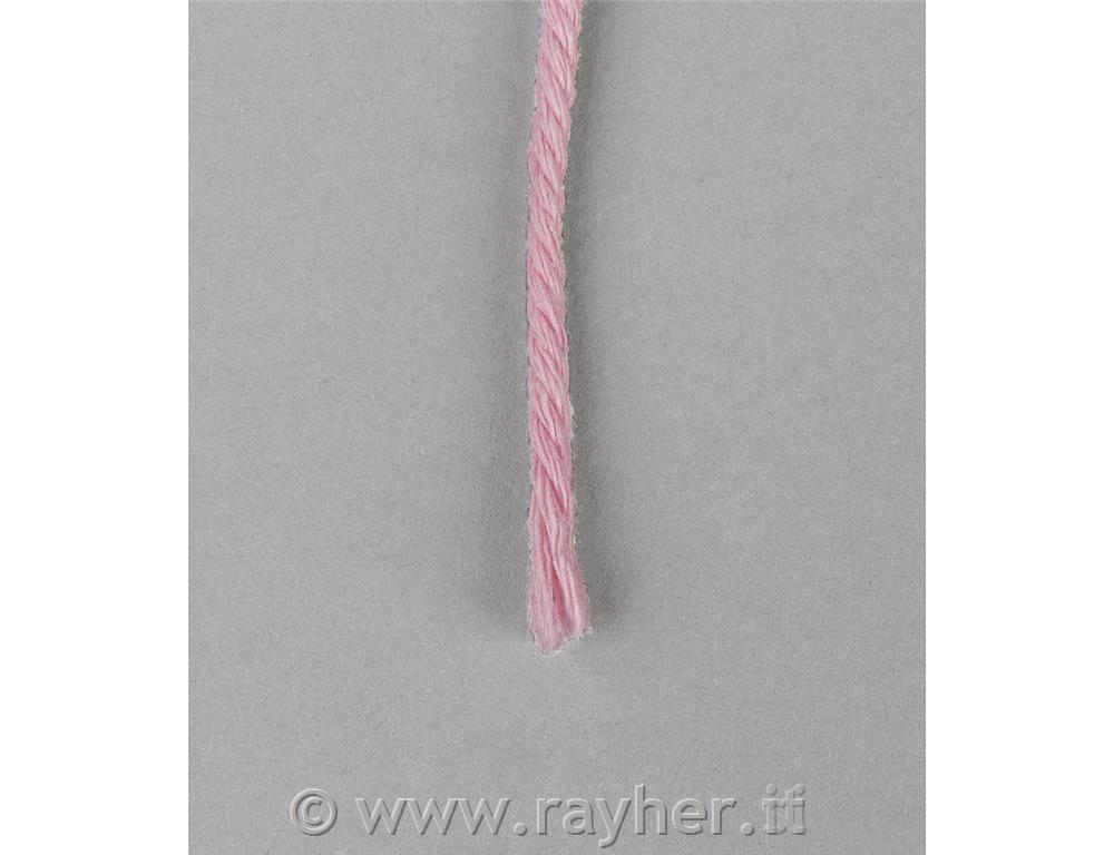 Corda per macrame, rossa p., 3 mm, 70 m