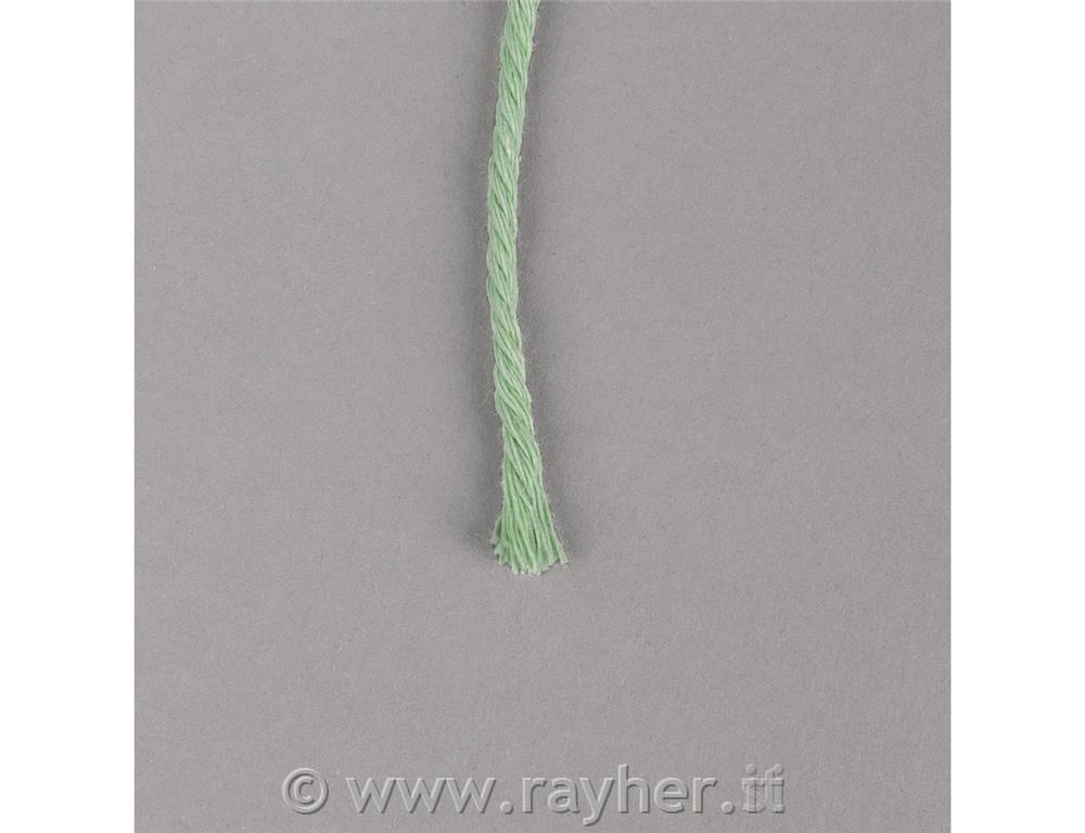 Macrame yarn, mint green, 3 mm, 70 m