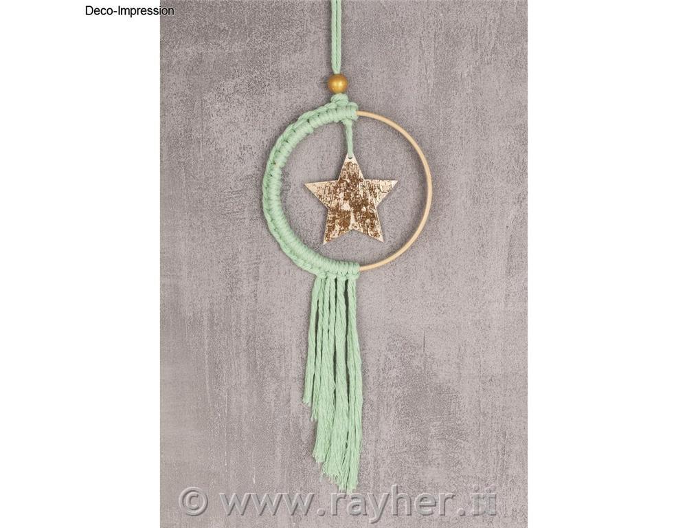 Macrame yarn, mint green, 3 mm, 70 m