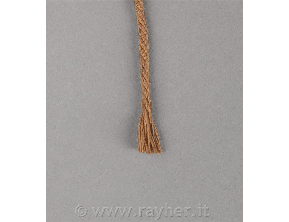 Corda per macrame, nocciola, 3mm, 70m