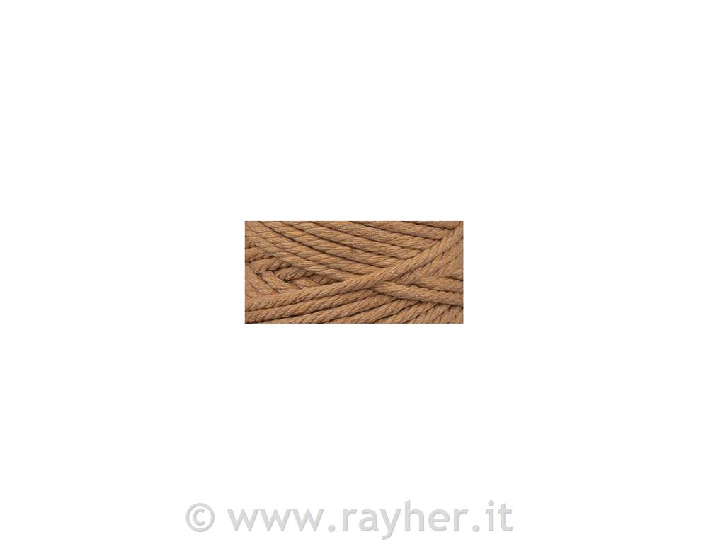 Corda per macrame, nocciola, 3mm, 70m
